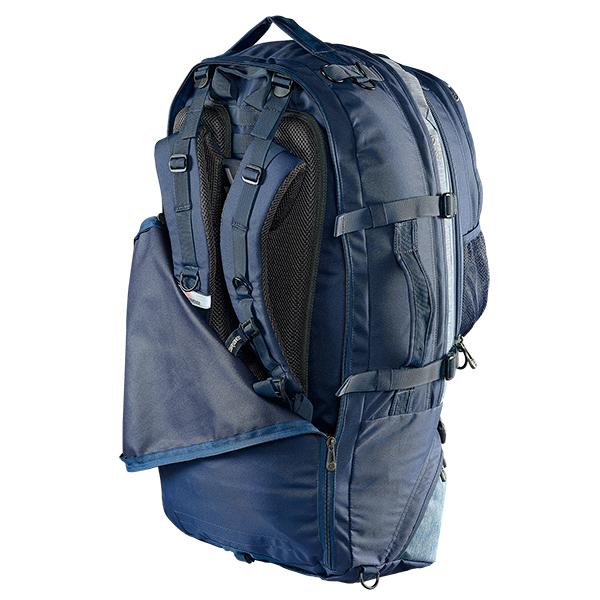 Caribee Jet pack 65 Navy travel backpack