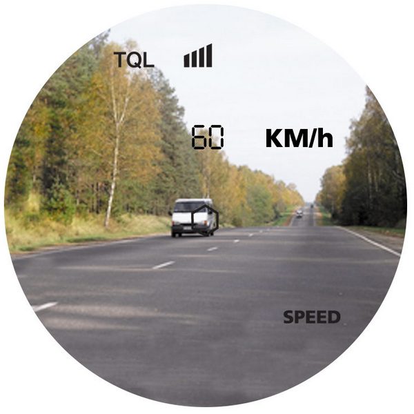 Laser rangefinder Bresser LV 6x25/800m