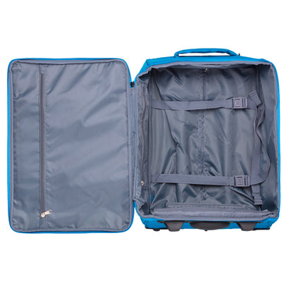TravelZ Foldable 34 Blue Wheeled Travel Bag