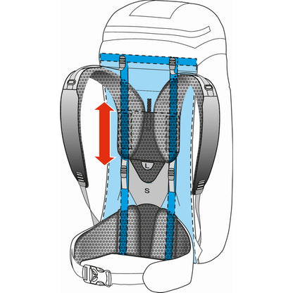 Backpack tourist Ferrino Transalp 60 Bordeaux (75006EMM)