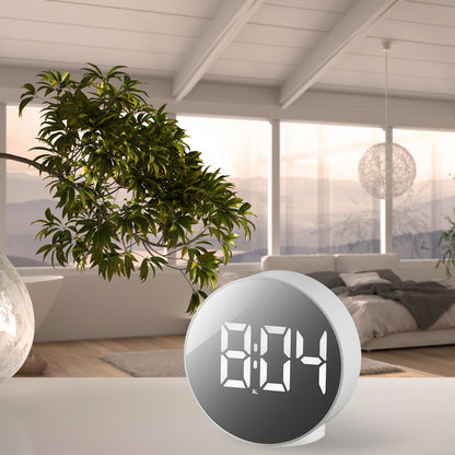 Table clock Bresser MyTime Echo FXR White (8010071GYEWHI)