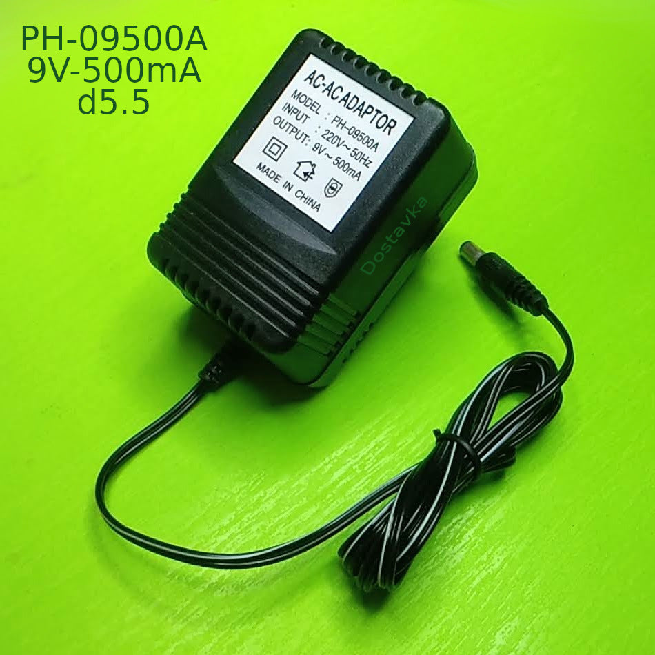 PH-09500A 9V-500mA d5.5