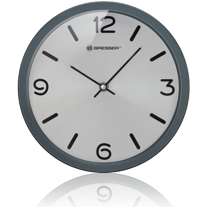 Wall Clock Bresser MyTime Silver Edition Digit Grey (8020316MSN000)