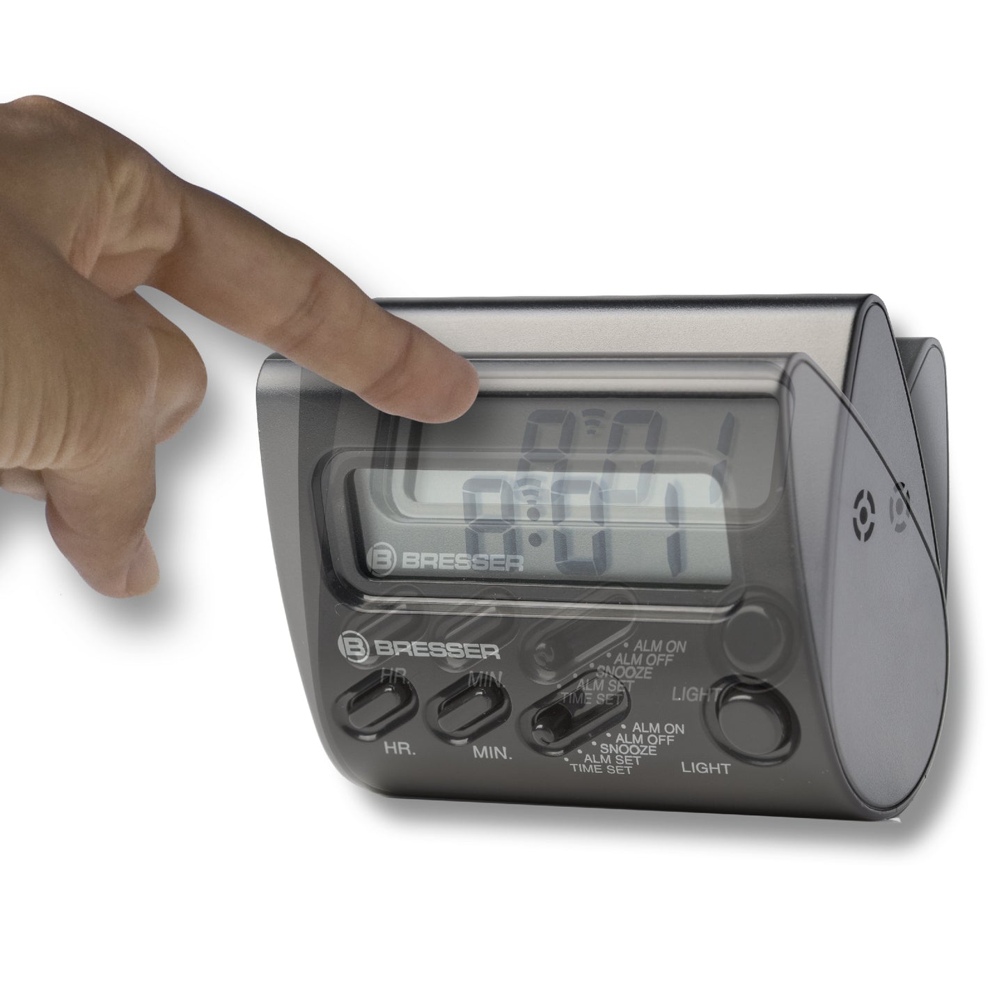 Table clock Bresser Yo-Yo Black (8010090CM3000)