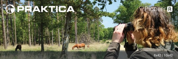 Binoculars Praktica Pioneer R 10x42 WP Umber (PRA244) Refurbished