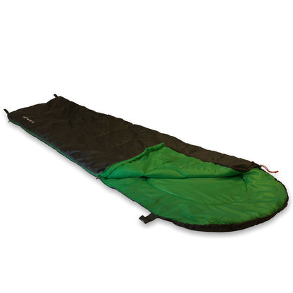 Sleeping bag High Peak Easy Travel/+5°C Anthra/Green Left (20068)