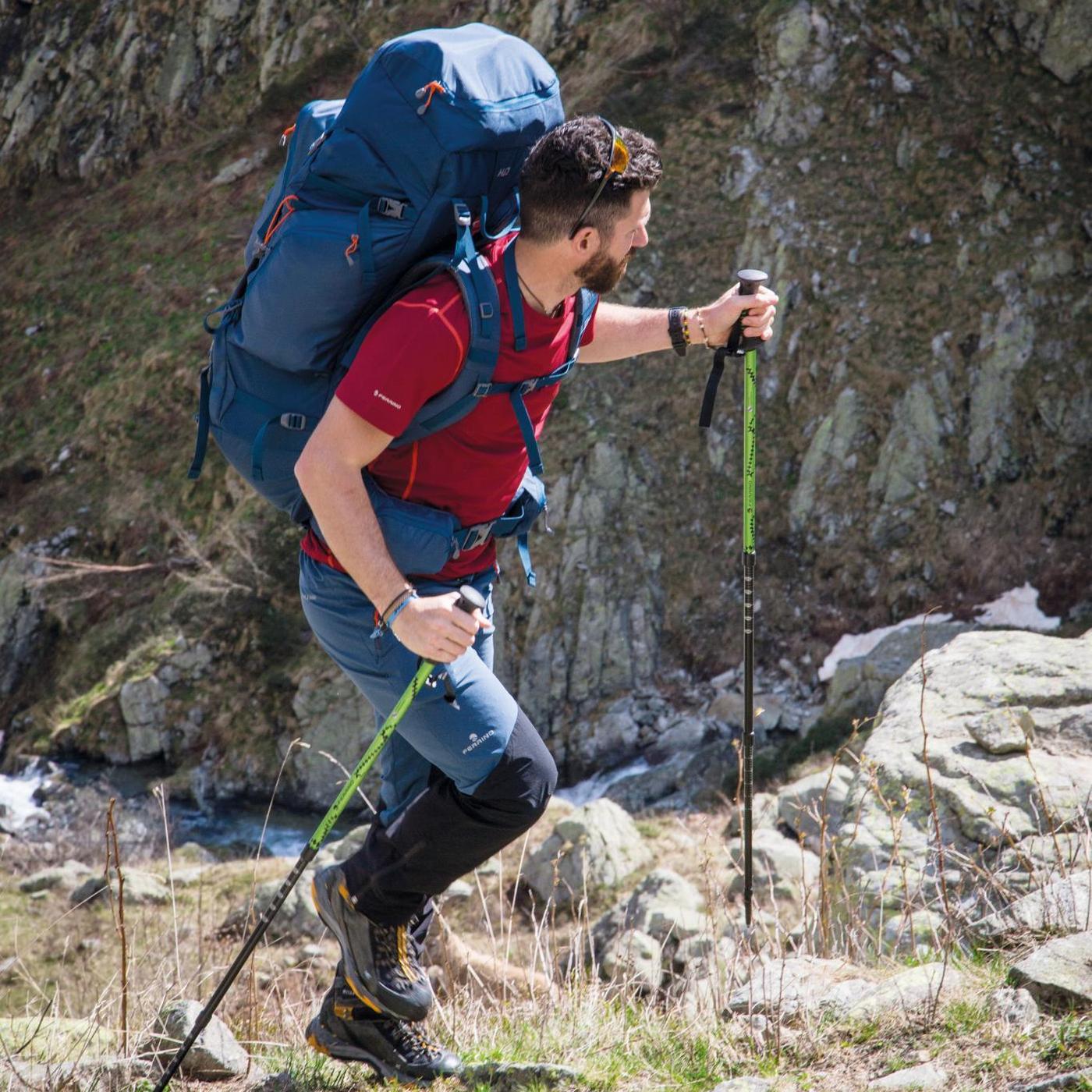Backpack tourist Ferrino Transalp 80 Blue/Yellow (75690EBG)