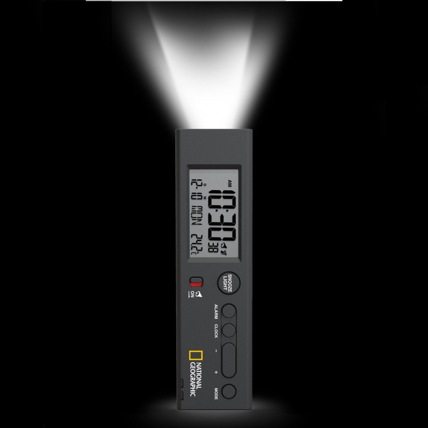 National Geographic Thermometer Flashlight Black (Special Offer) Watch