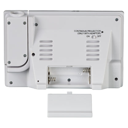 Explore Scientific Slim Projection RC Dual Alarm White (RDP1003GYELC2) Projection Clock