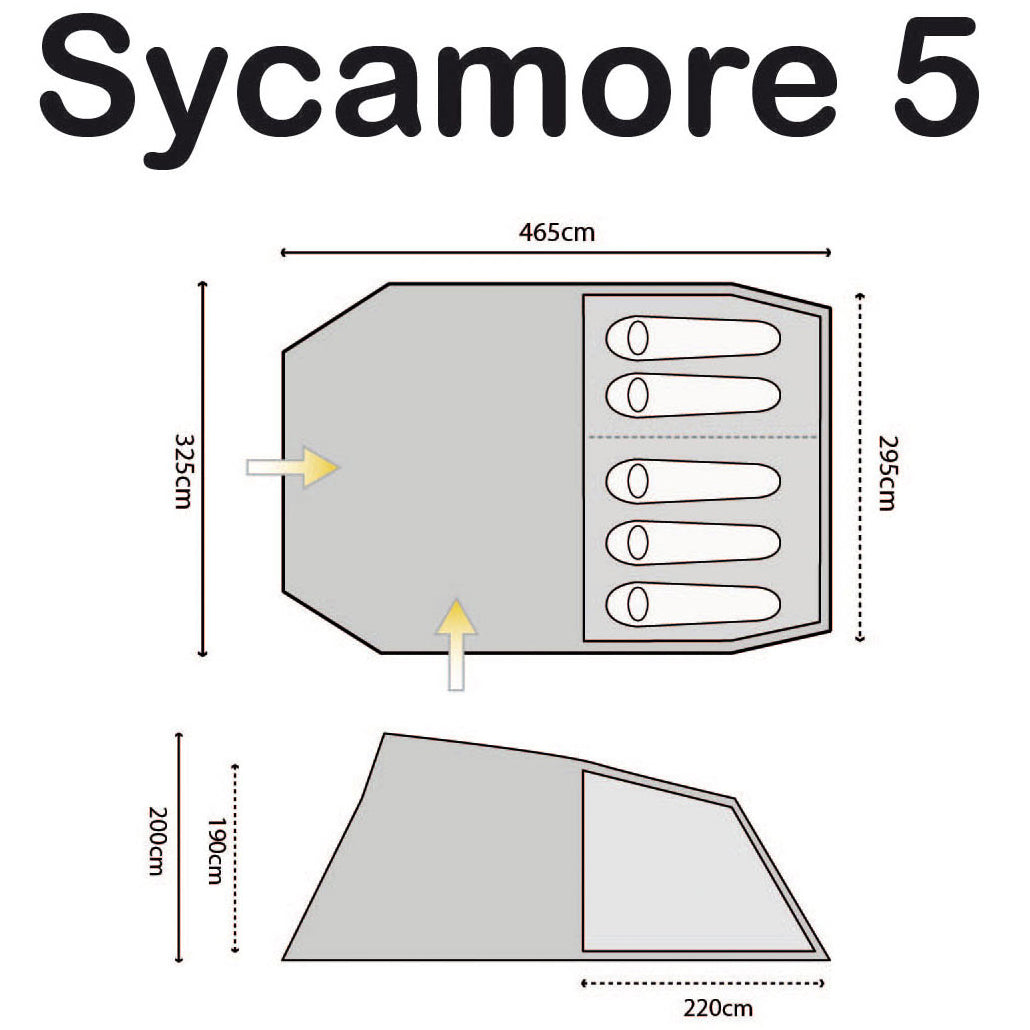 Highlander Sycamore 5 Meadow Tent