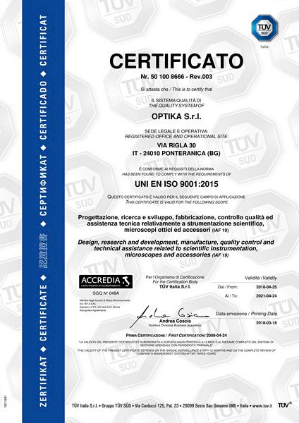 Additional lens for the objective Optika 0.5x ST-085