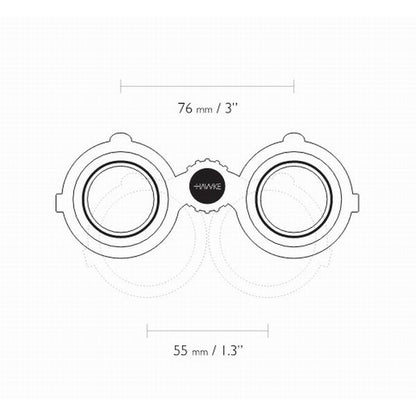 Binoculars Hawke Endurance ED 8x32 Binocular Green (36201)