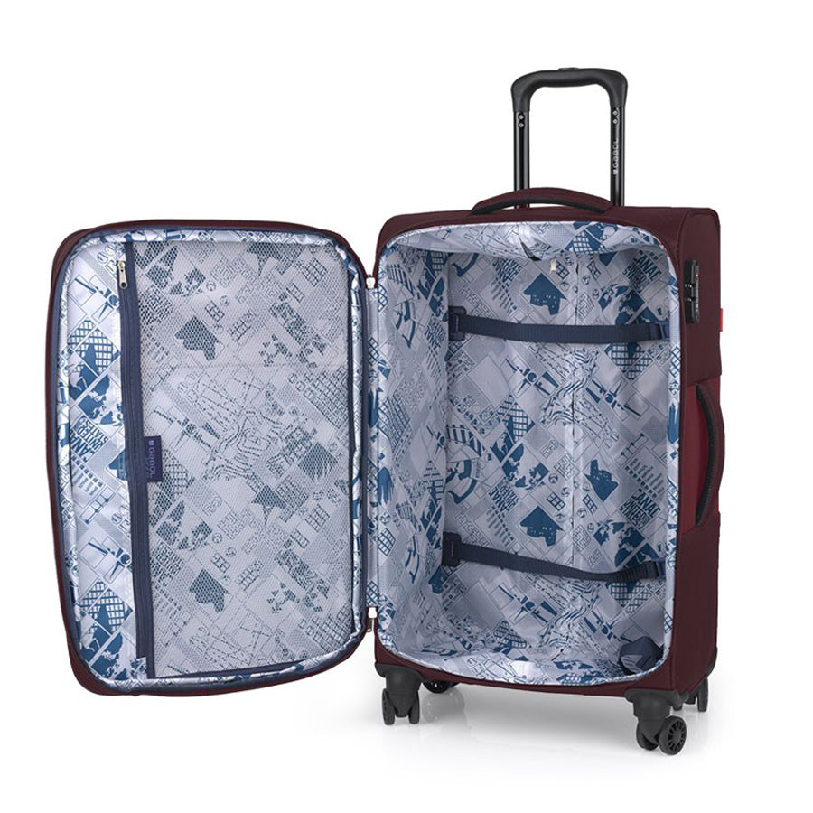 Suitcase Gabol Nordic (M) Burgundy