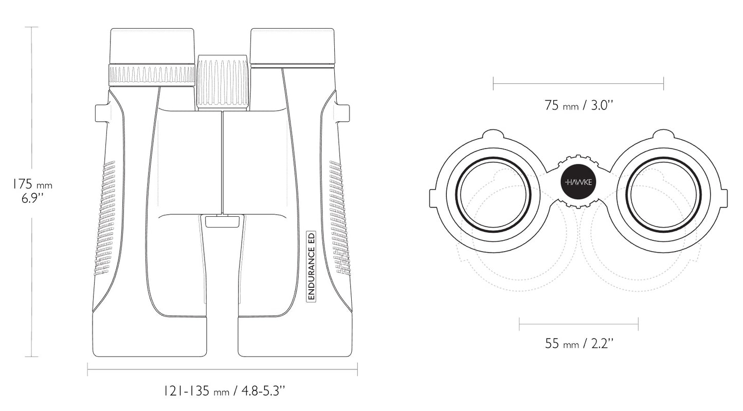 Binoculars Hawke Endurance ED Marine 7x50 Blue (36505)