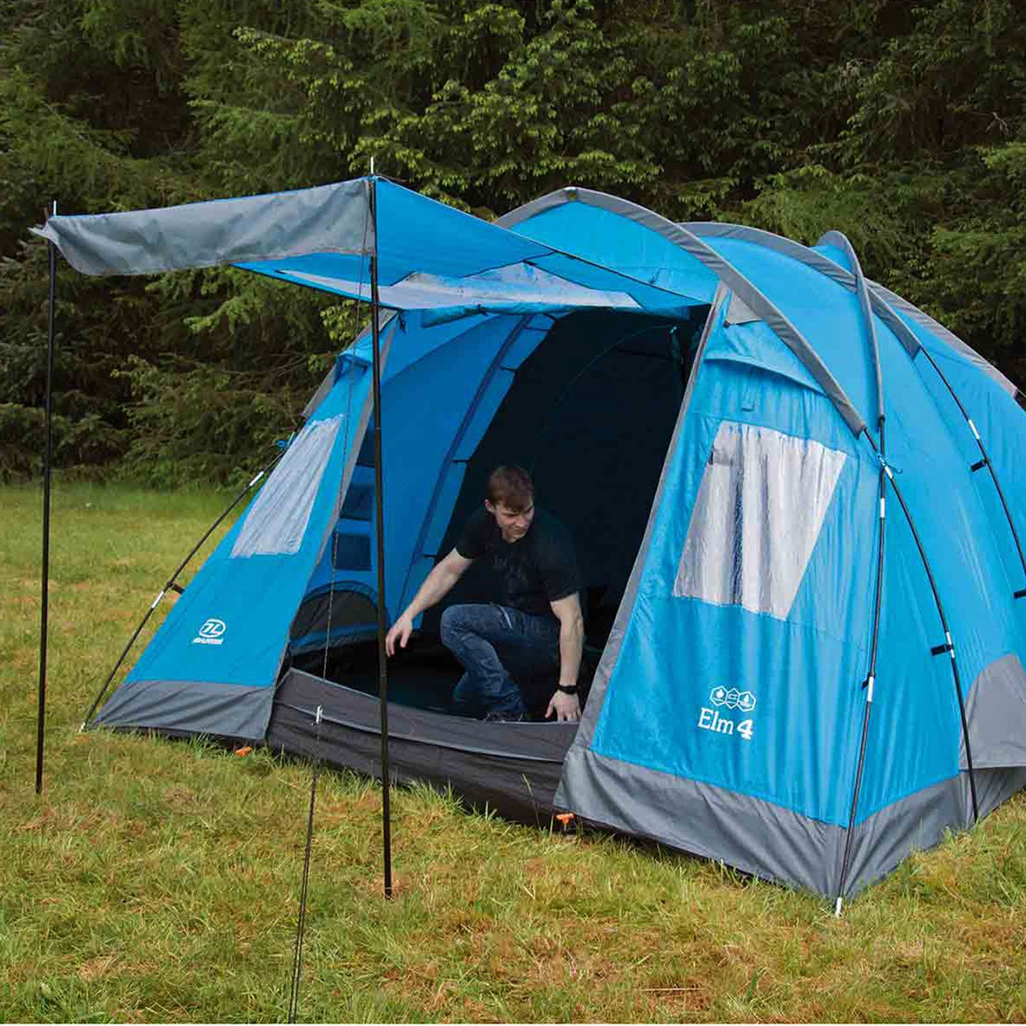 Highlander Elm 4 Teal Tent