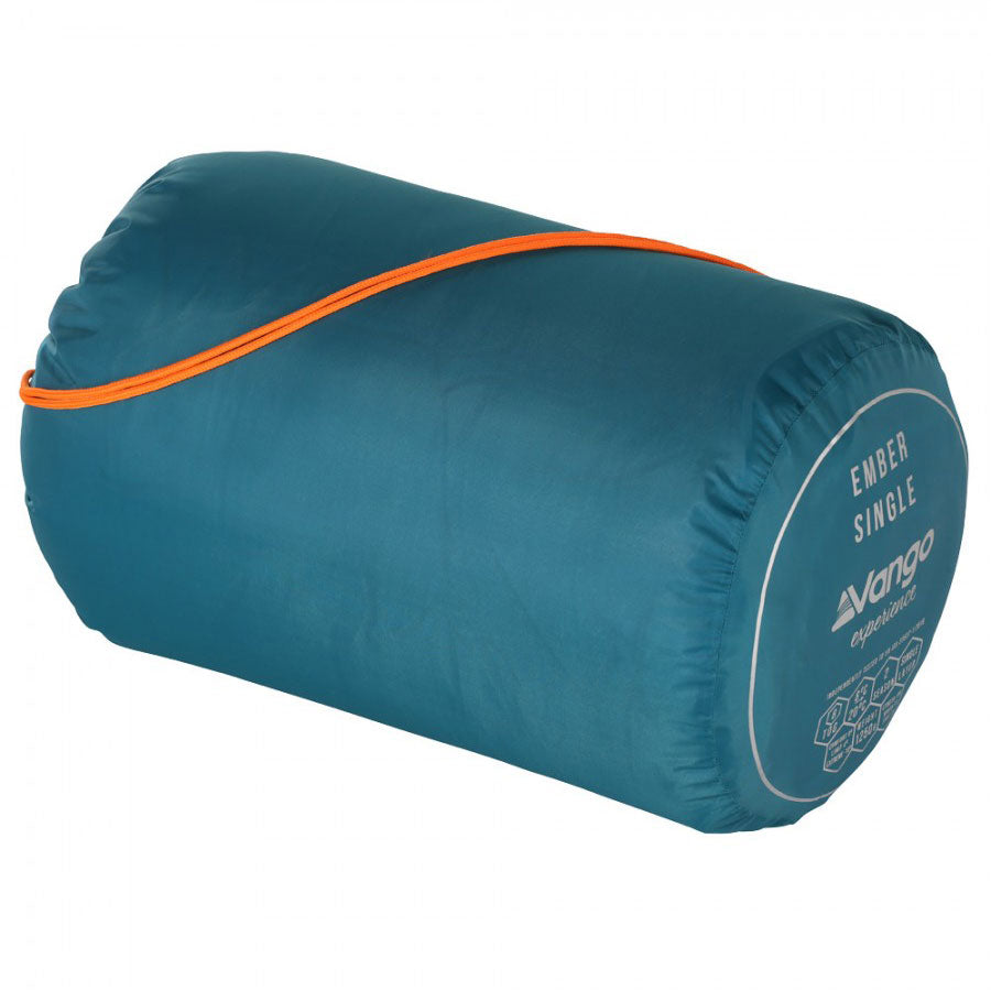 Sleeping bag Vango Ember Single/+4°C Bondi Blue Left (SBQEMBER B36TJ8)