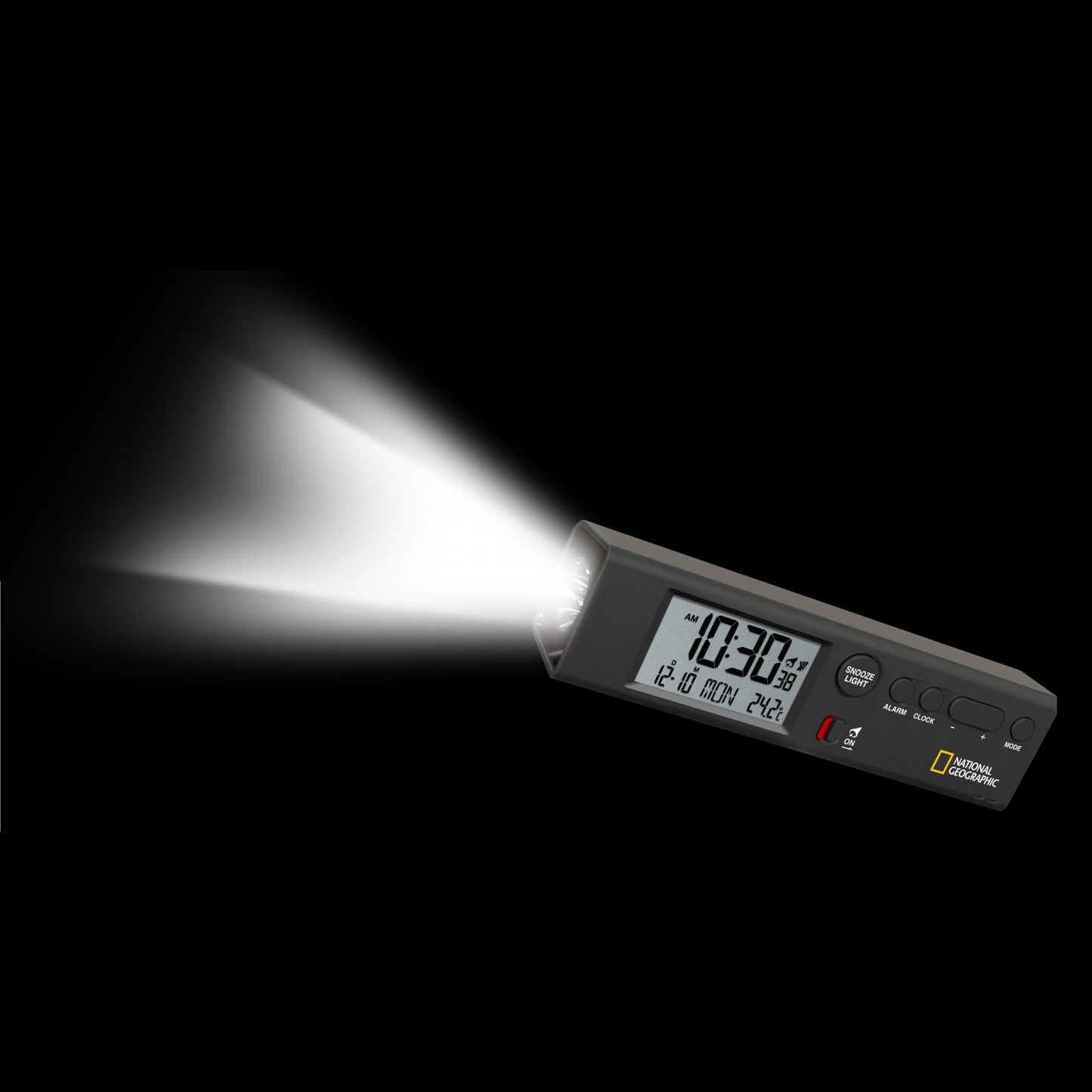 National Geographic Thermometer Flashlight Black (Special Offer) Watch
