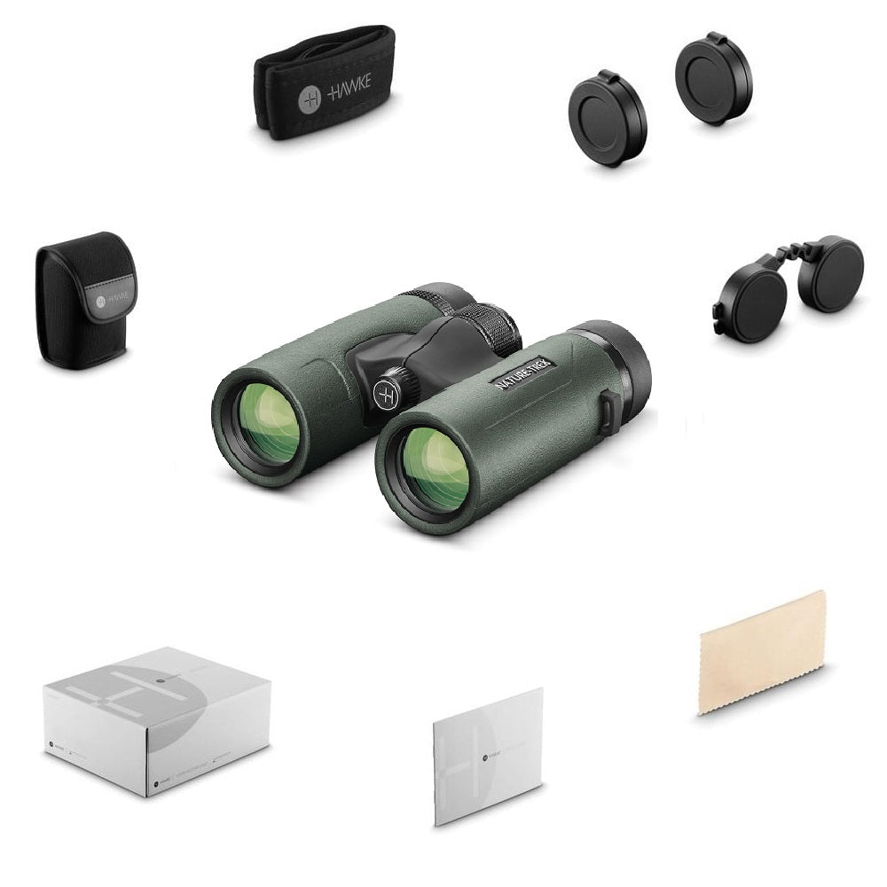 Binoculars Hawke Nature Trek 8x32 Top Hinge-Green (35100/HA4150)