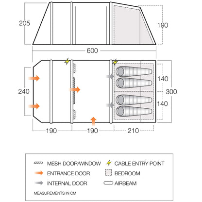 Vango Stargrove II Air 450 Herbal (TEQSTARAIH09176)
