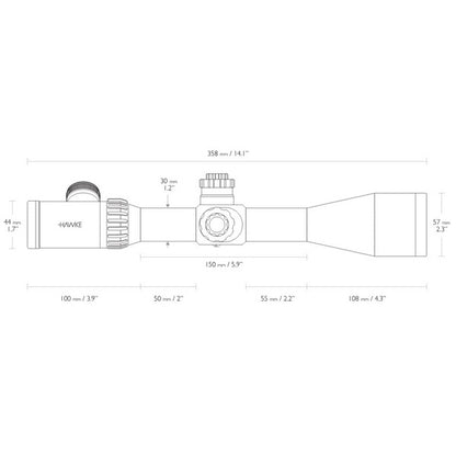 Hawke Airmax 30 4-16x50 SF (AMX IR) optical sight