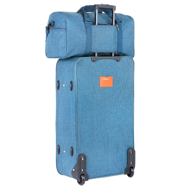 Suitcase TravelZ Hipster (M) Jeans Blue