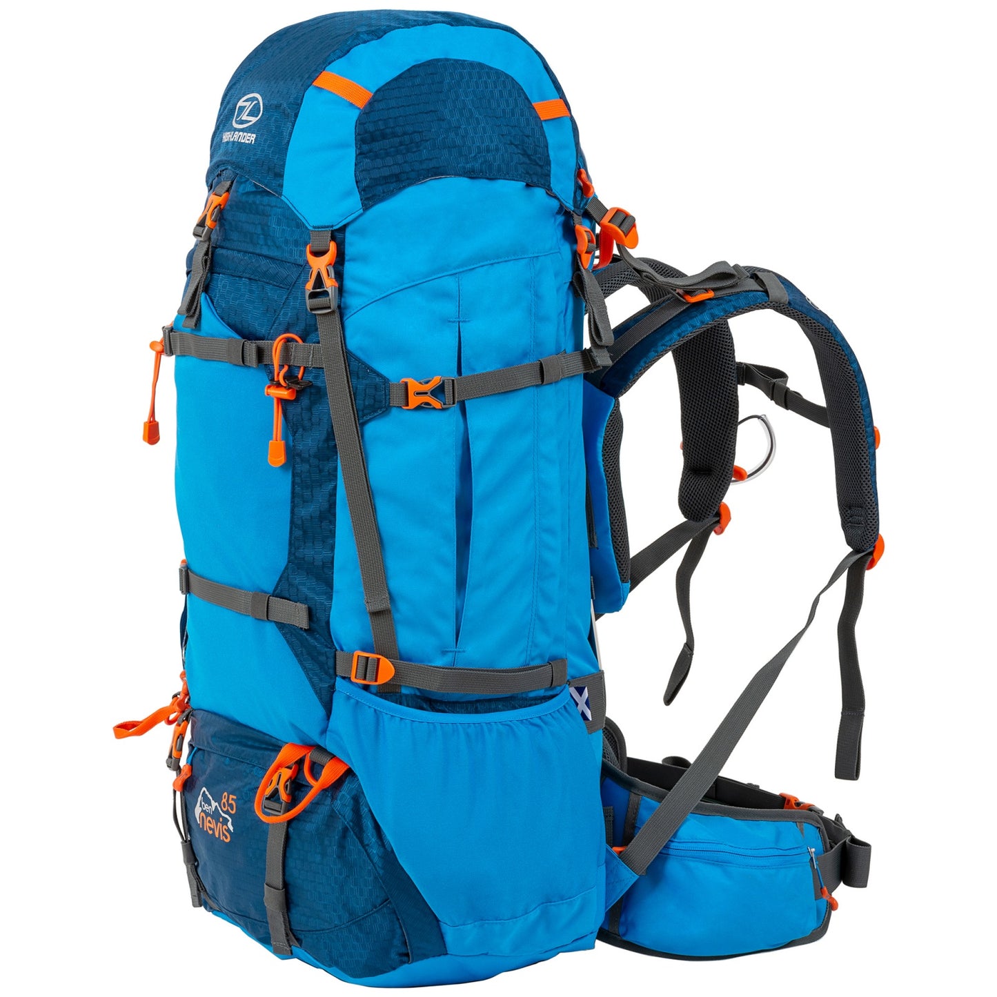 Backpack tourist Highlander Ben Nevis 85 Blue