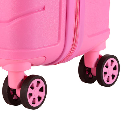 TravelZ Big Bars Suitcase (L) Pink