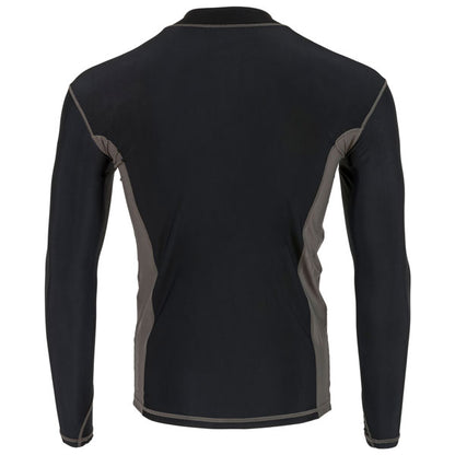 Highlander Pro Comp Mens Long Sleeve Thermal T-Shirt Black/Grey S