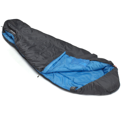 Sleeping bag High Peak Lite Pak 1200/+5°C Anthra/Blue Left (23277)