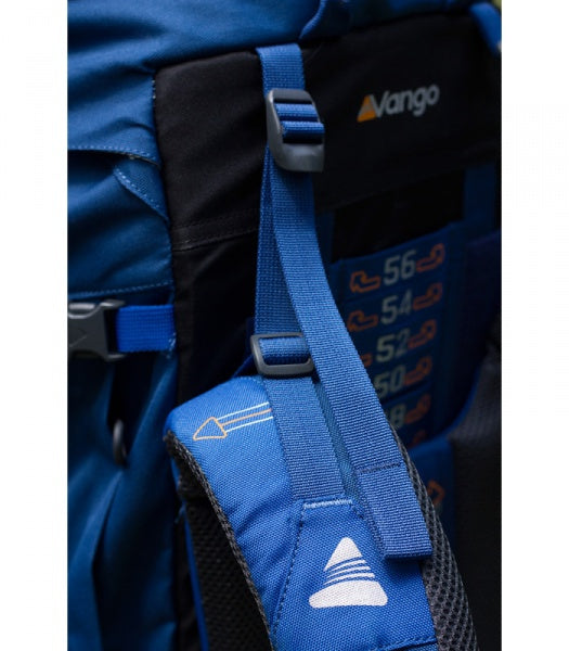 Backpack tourist Vango Contour 50+10S Coast Blue
