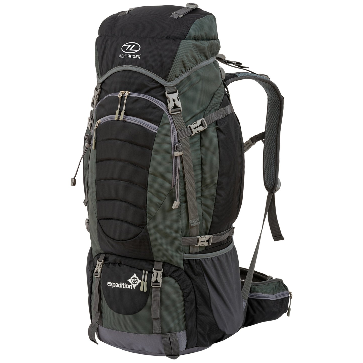 Travel backpack Highlander Expedition 85 Black
