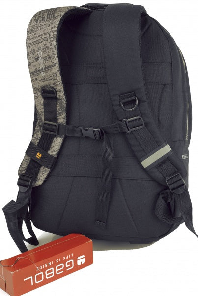 City backpack Gabol Code 24 Black 221197