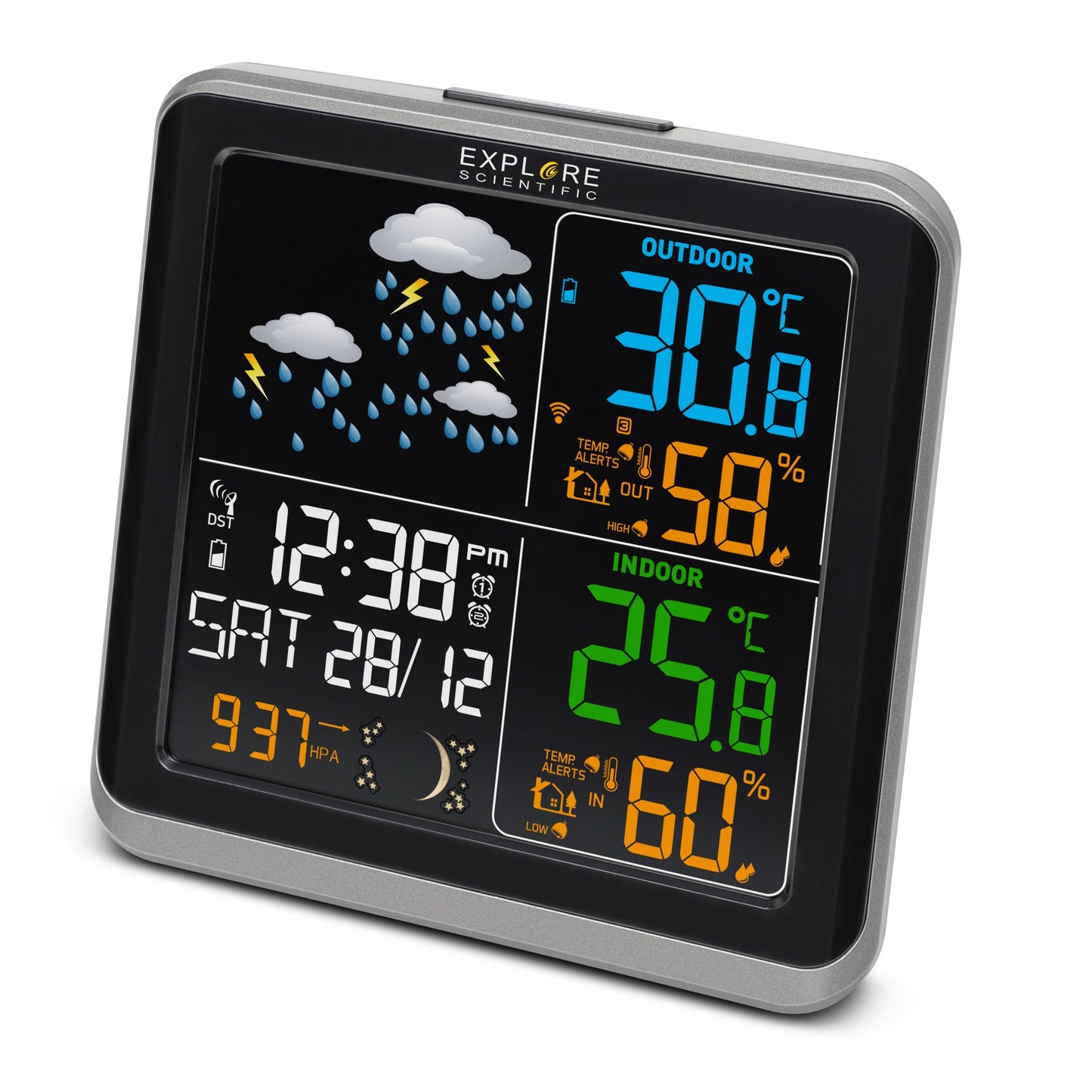 Explore Scientific Color WSH4008 Weather Station (WSH4008LC2000)