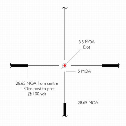 Hawke Vantage 30 WA 1-4x24 (L4A IR Dot) Optical Sight