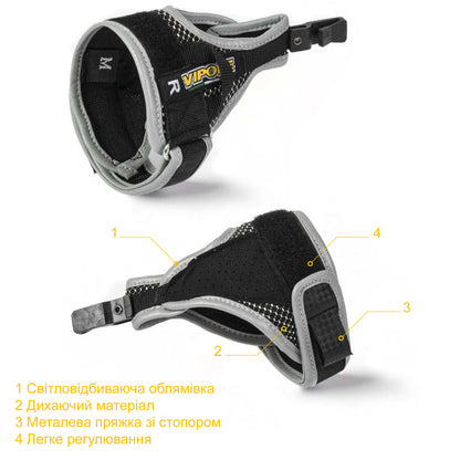Nordic walking sticks Vipole Vario Top-Click QL KT Dark DLX (S18 56)