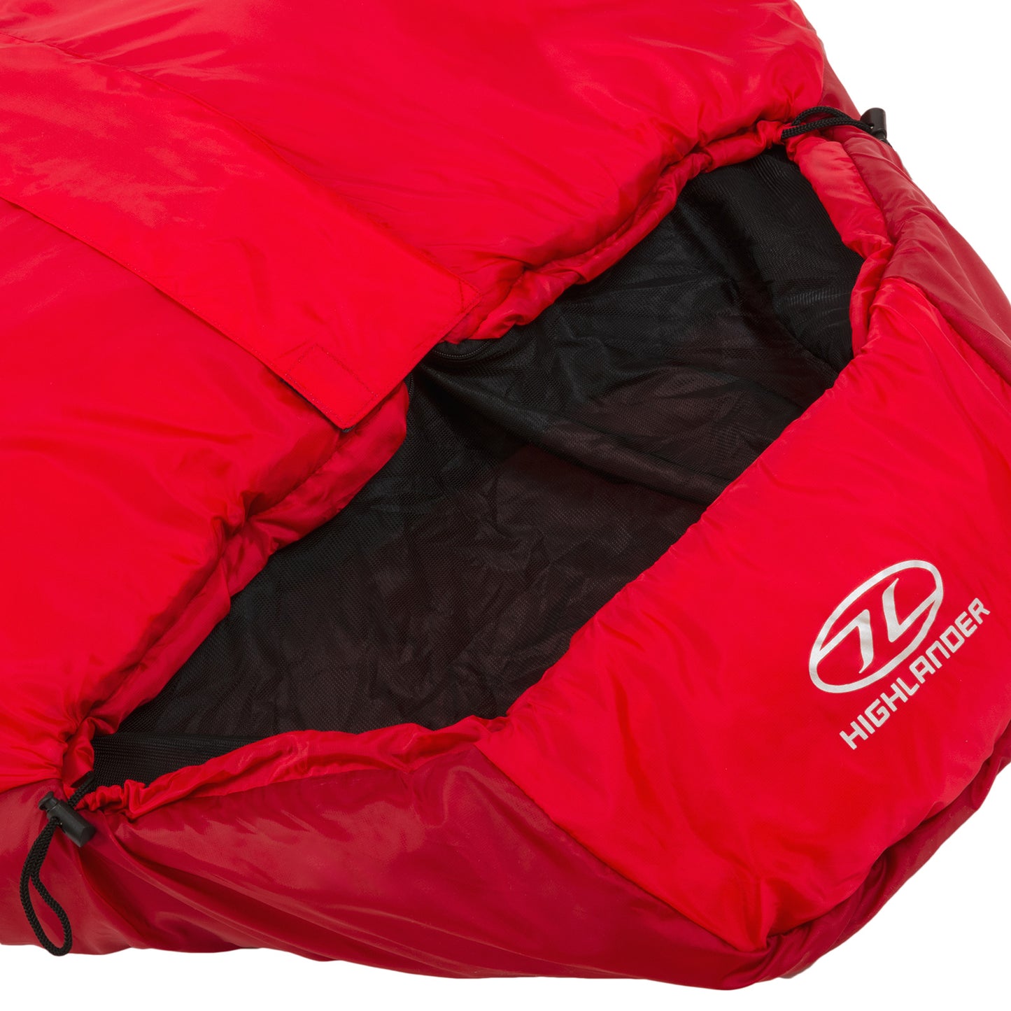 Sleeping bag Highlander Trekker 250 Mummy/+5°C Red