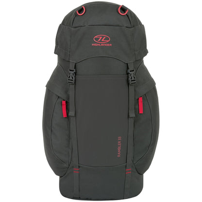 Highlander Rambler 33 Black Travel Backpack