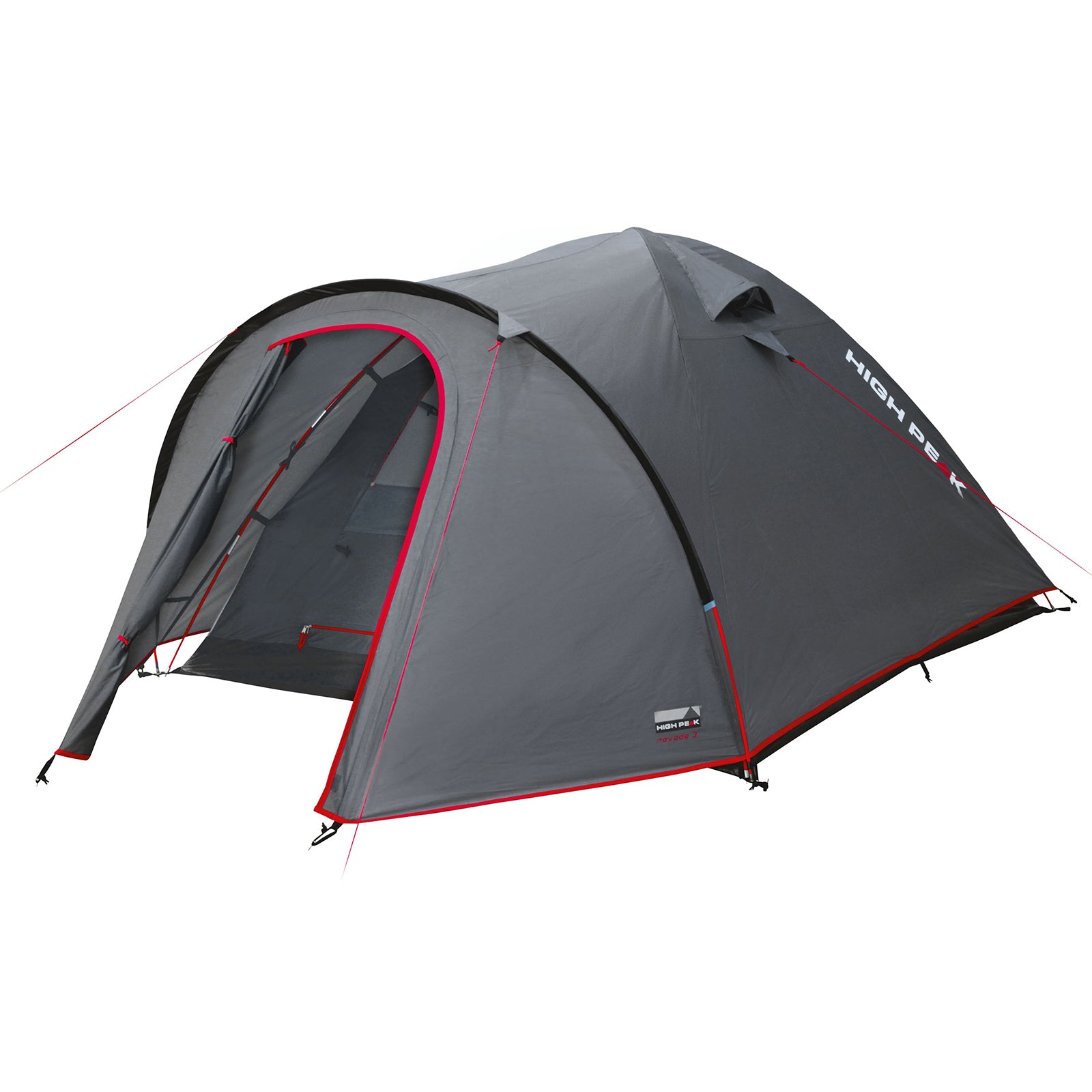 Палатка High Peak Nevada 4 Dark Grey/Red (10207)