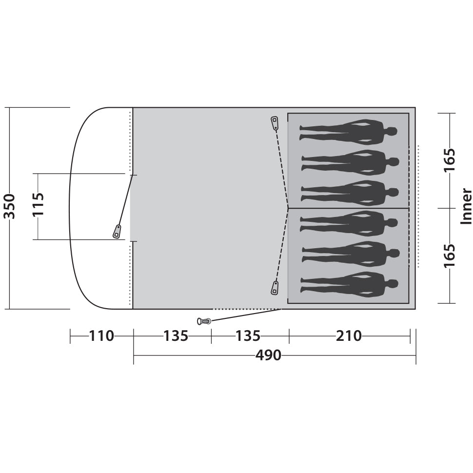Easy Camp Palmdale 600 Forest Green (120371)