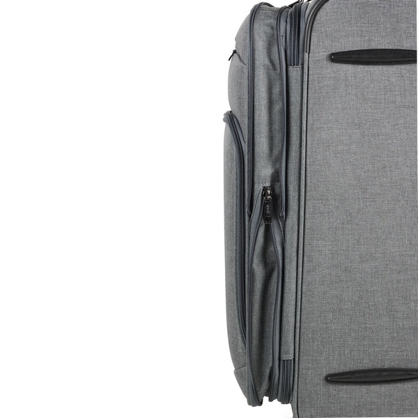 Suitcase Rock MADISON Gray 56cm Cabin Case (TR-0145-GR-S)