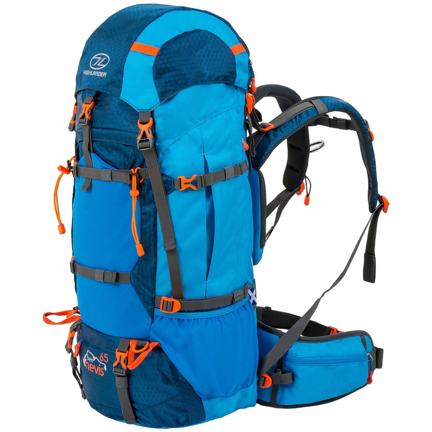 Travel backpack Highlander Ben Nevis 65 Blue