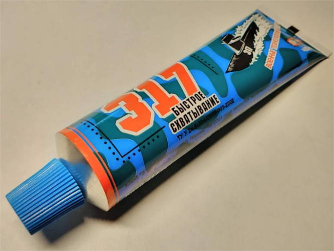 Fast glue 317 for metal, ceramics and other materials – Dostavka