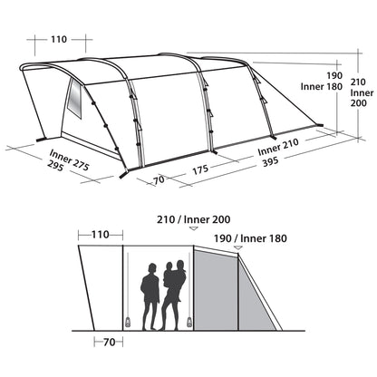 Easy Camp Palmdale 500 Forest Green (120369)