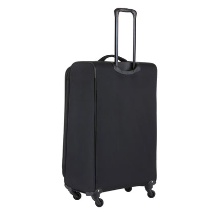 TravelZ Triple Pocket Suitcase (L) Black
