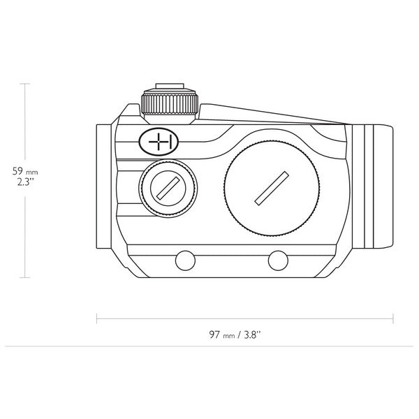 Hawke Vantage Red Dot 1x30 (9-11mm) collimator sight