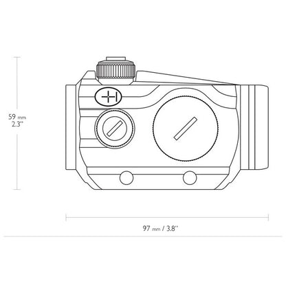Hawke Vantage Red Dot 1x30 (9-11mm) collimator sight
