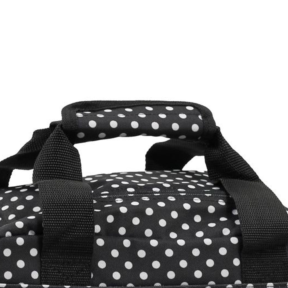 Members Essential On-Board Travel Bag 12.5 Black Polka (SB-0043-BP)
