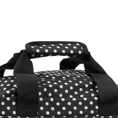 Members Essential On-Board Travel Bag 12.5 Black Polka (SB-0043-BP)