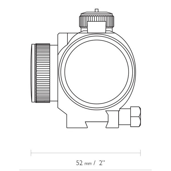 Hawke Vantage Red Dot 1x30 (9-11mm) collimator sight