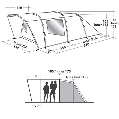 Easy Camp Palmdale 400 Forest Green (120368)